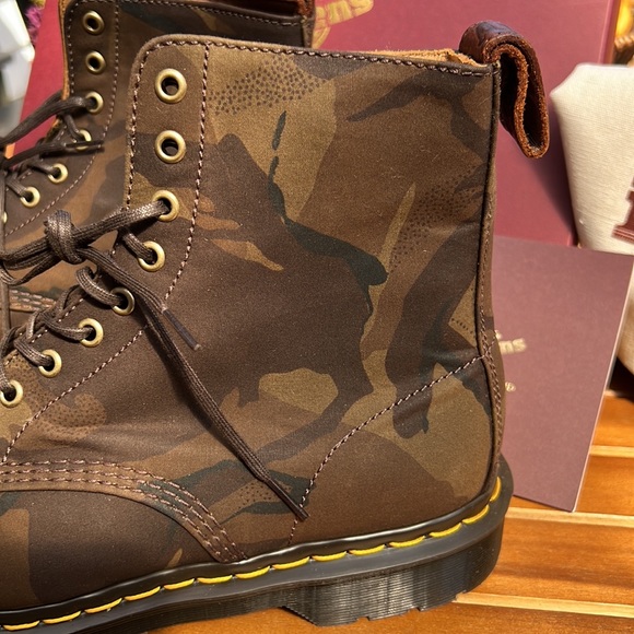 RARE NWT/Box Dr. Martens Pascal Olive & Dark Tan Camo+Abandon. England. US 10M - Picture 5 of 16